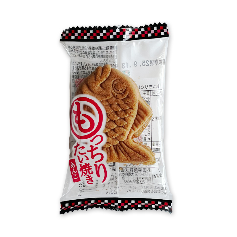 【発送予定　12/2～】もっちりたい焼き あんこ（お正月シール付き）