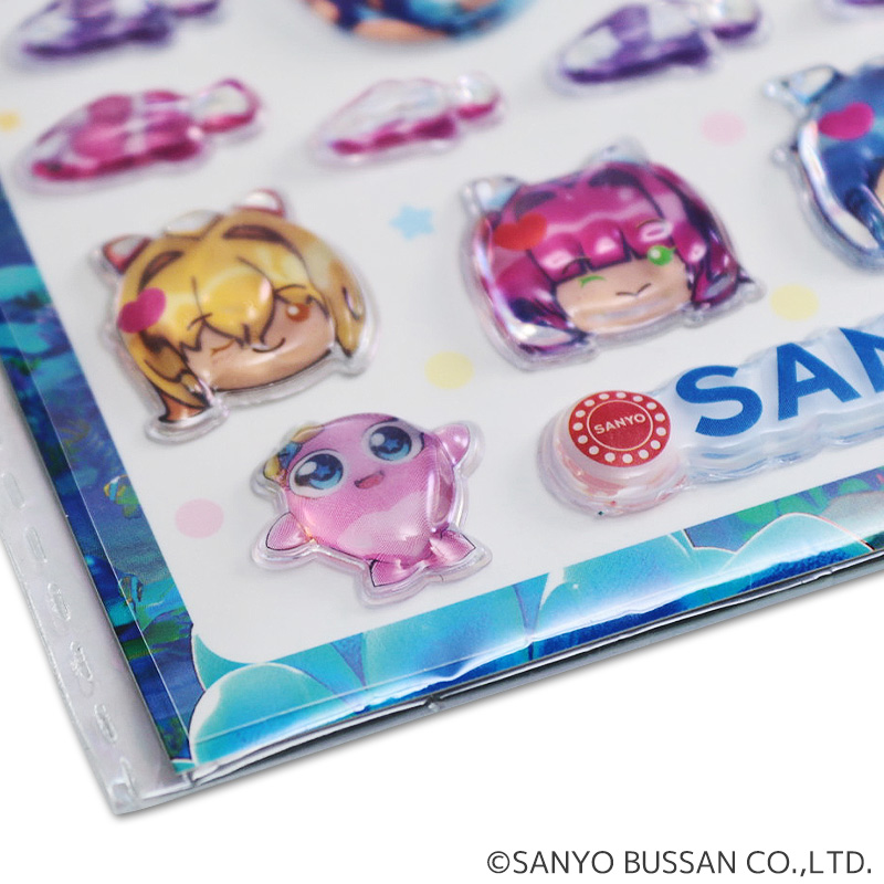 バラ売り不可:こげぱん ピンバッチっち　16個セット うるぴかクリスタルシール | パチンコ・パチスロ景品・端玉景品の